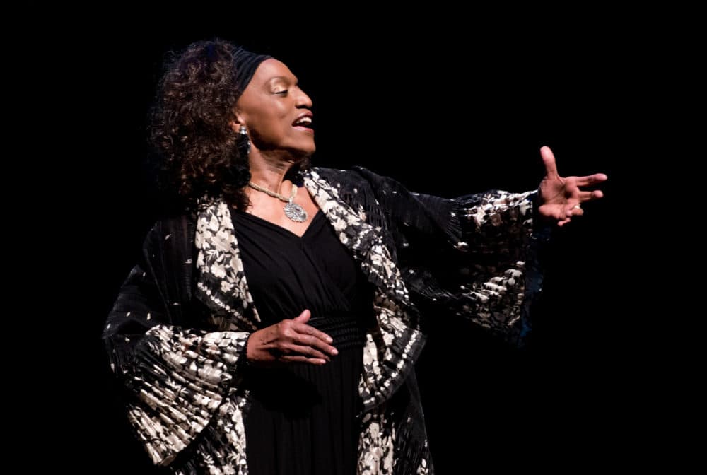 Jessye Norman performs at the 2014 John Jay College of Criminal Justice Awards at Gerald W. Lynch Theatre on May 6, 2014 in New York City. (Noam Galai/Getty Images)