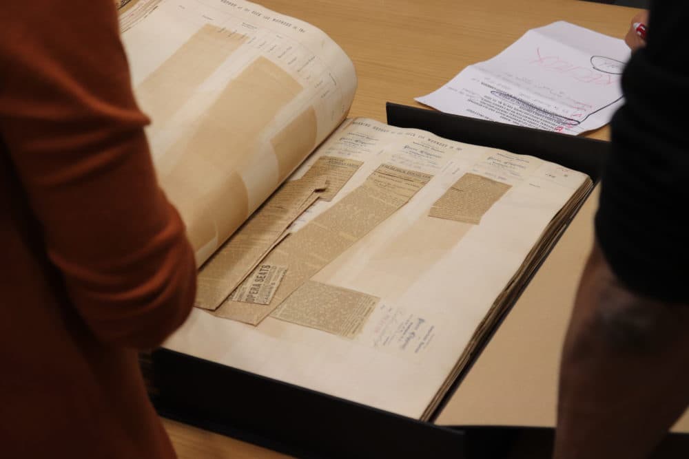 A look inside the collection of Frederick Douglass artifacts at the Yale Beinecke Library. (Courtesy of Yale Beinecke Library)