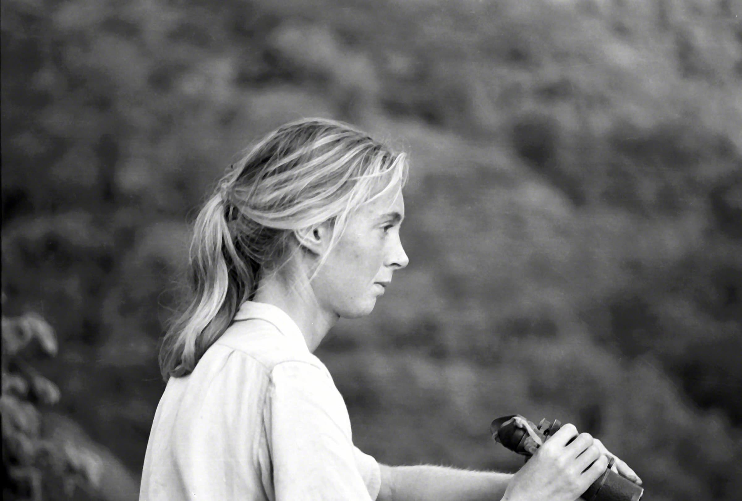 Young researcher Jane Goodall in Gombe Stream Reserve. (© The Jane Goodall Institute/Judy Goodall)