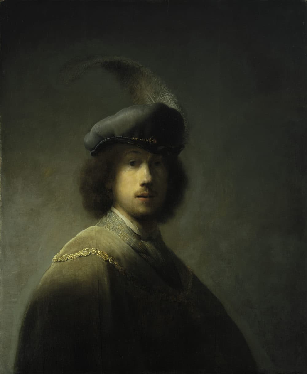 Rembrandt Van Rijn, &quot;Self-Portrait, Age 23,&quot; 1629. (Courtesy Isabella Stewart Gardner Museum)