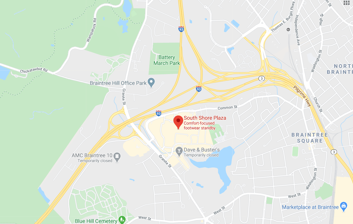 The South Shore plaza shopping mall in Braintree. (Google Maps)