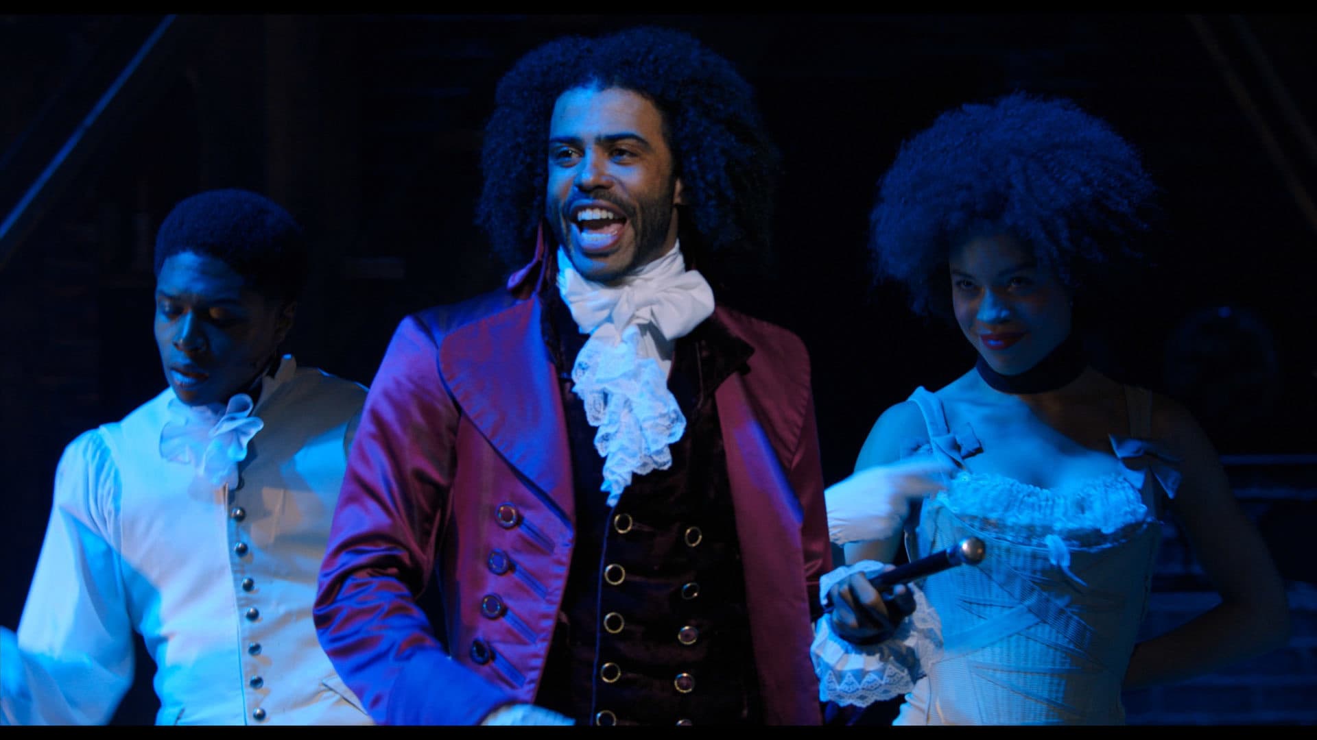 Daveed Diggs as Thomas Jefferson in "Hamilton." (Courtesy Disney+)