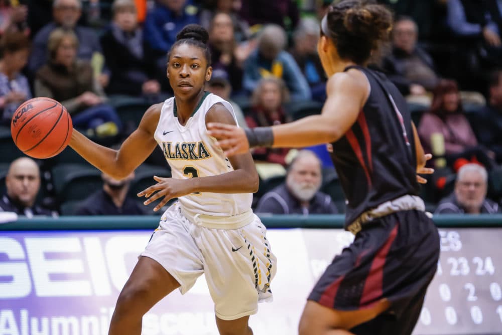 Kimijah King attended the University of Alaska Anchorage on a basketball scholarship. But now she's focused on something bigger than basketball. (John DeLapp)