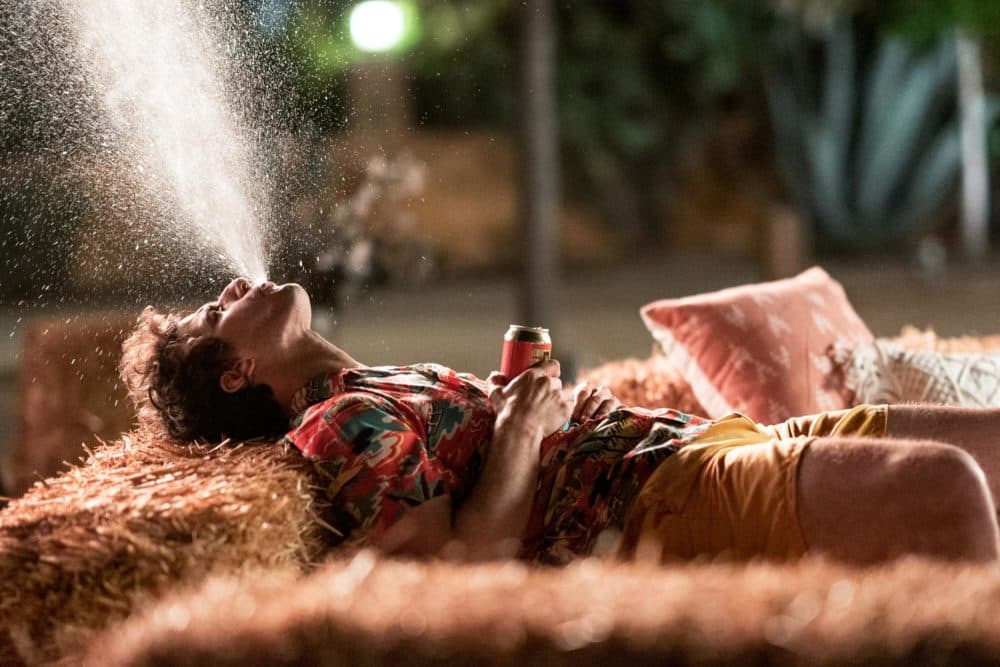 Andy Samberg in &quot;Palm Springs.&quot; (Courtesy Hulu)