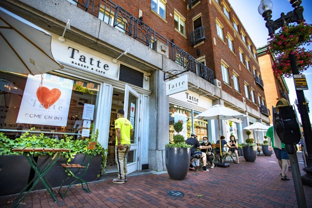 A Tatte Bakery &amp; Cafe in Harvard Square. (Jesse Costa/WBUR)