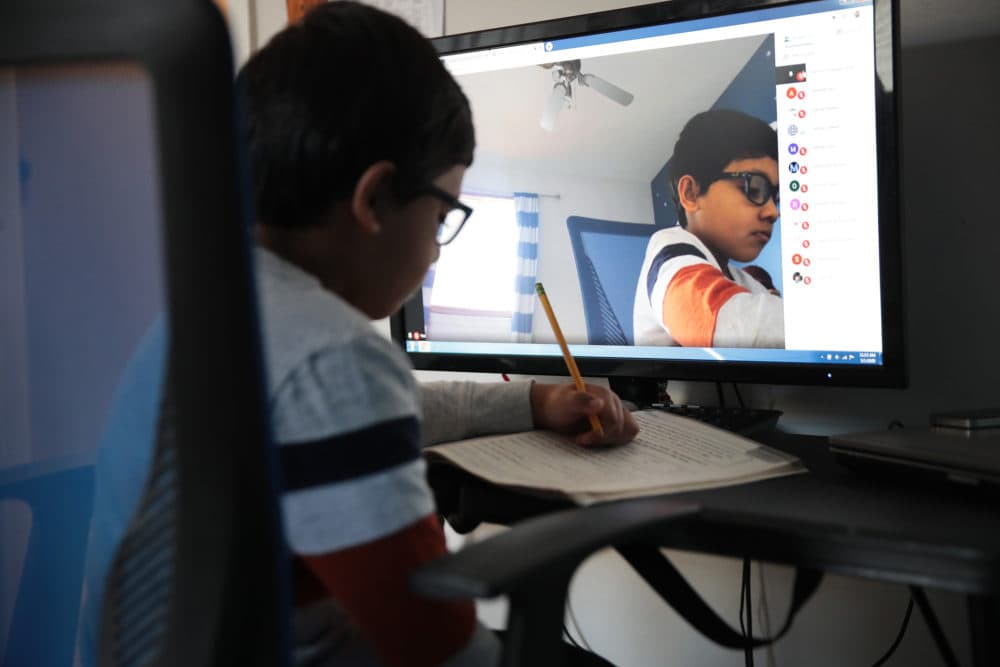 Parents are strategizing about how to teach their children at home as distance learning has become more of a norm during the pandemic. (Scott Olson/Getty Images)