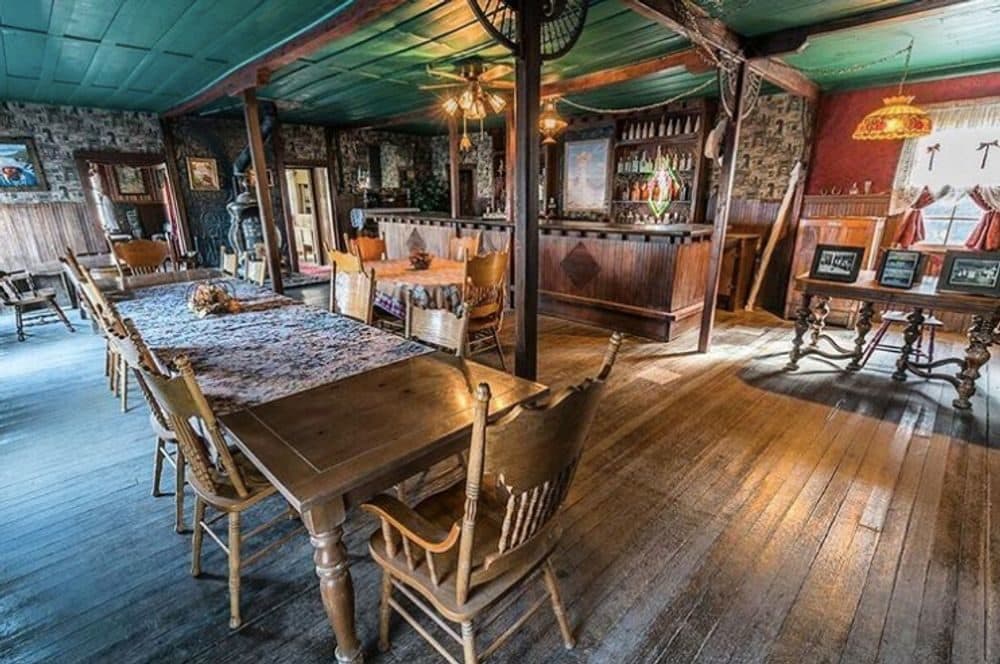 The saloon inside the American Hotel at Cerro Gordo, CA. (Courtesy Brent Underwood)