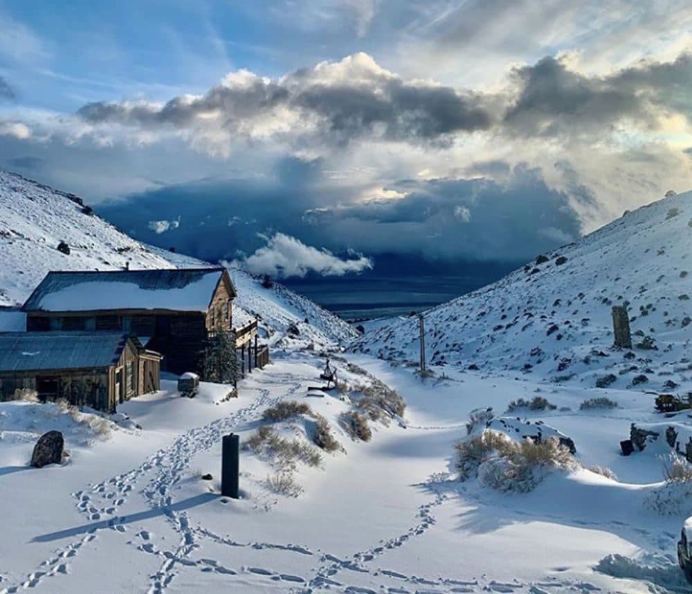 The winter of 2020 at Cerro Gordo, CA. (Courtesy Brent Underwood)