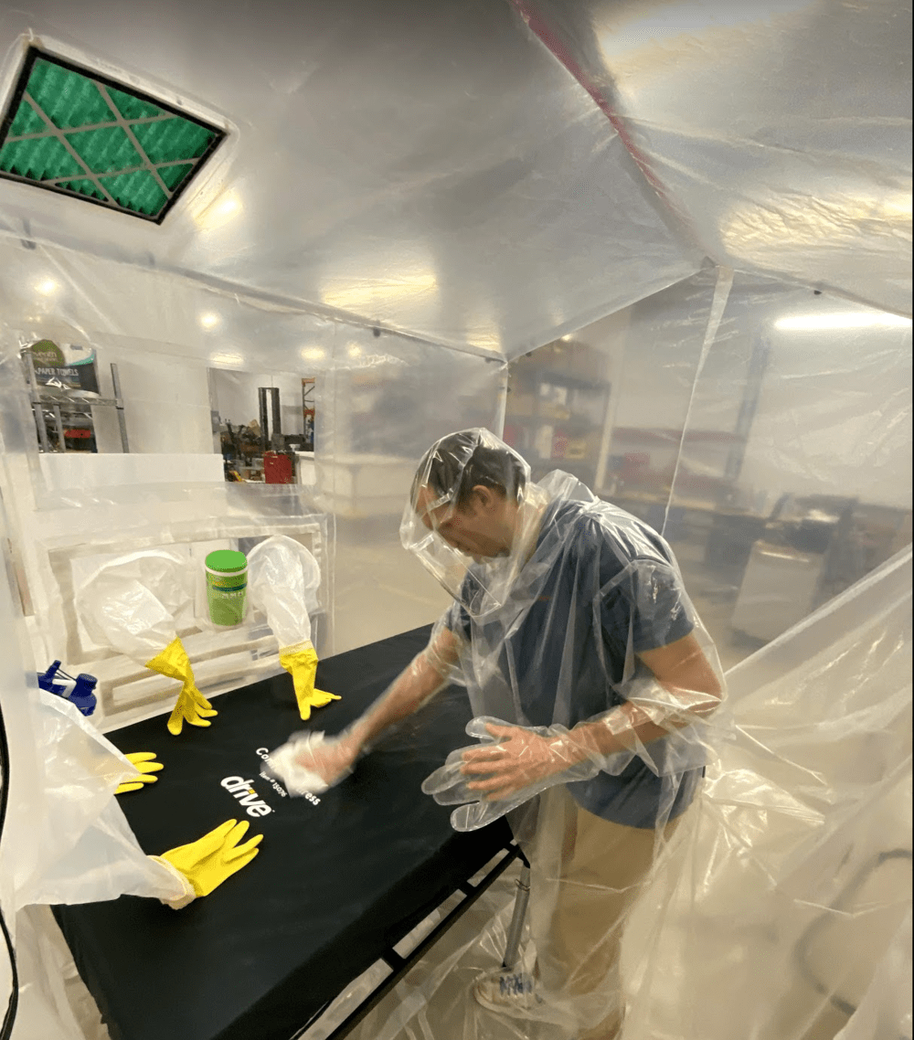 Interior of the Care Cube (Courtesy of Toyota Research Institute and Otherlab)
