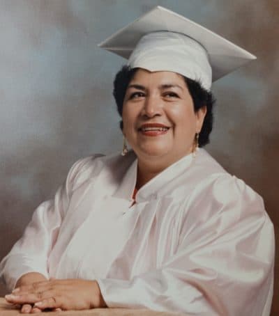 The author's mother, Dora, poses for a graduation picture. (Courtesy)