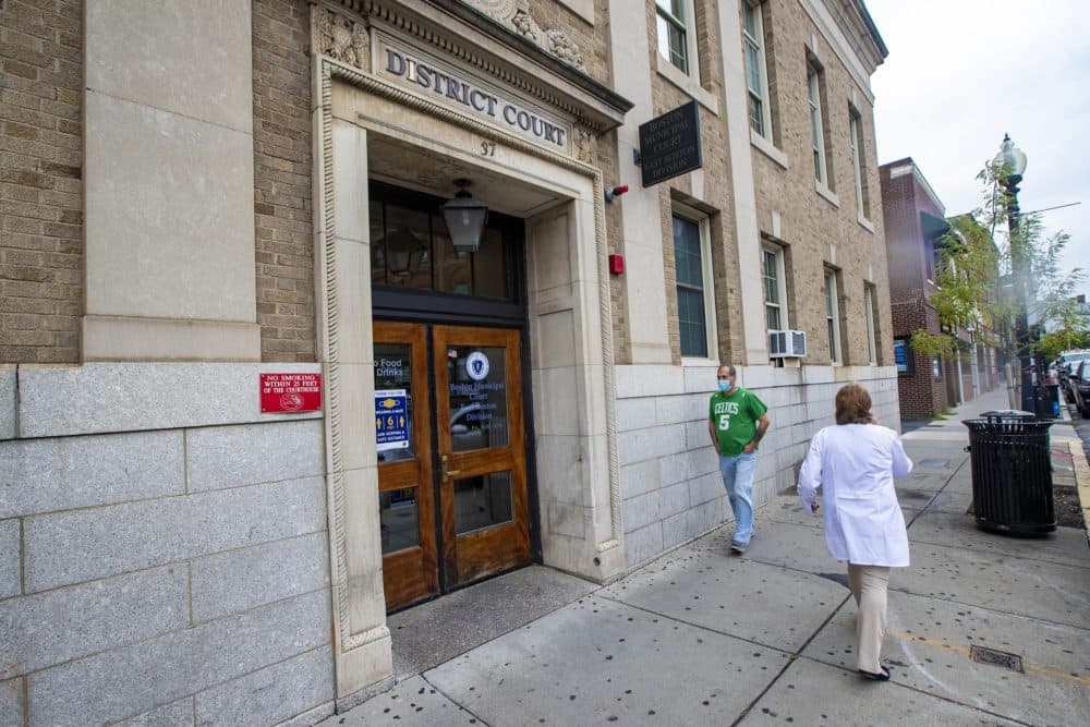 East Boston District Court. (Jesse Costa/WBUR)