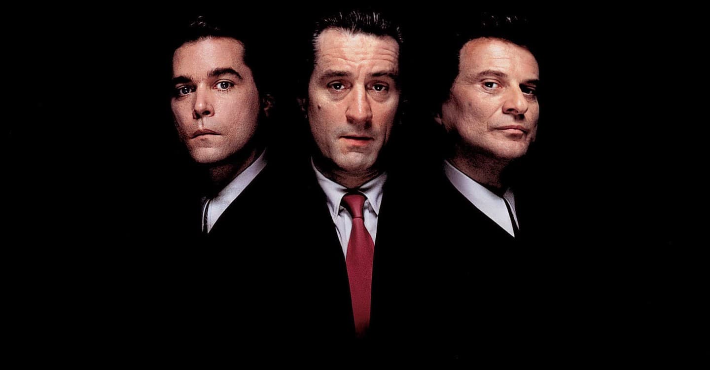 Left to right, Ray Liotta, Robert De Niro and Joe Pesci star in Martin Scorsese's &quot;Goodfellas.&quot; (Courtesy JustWatch)