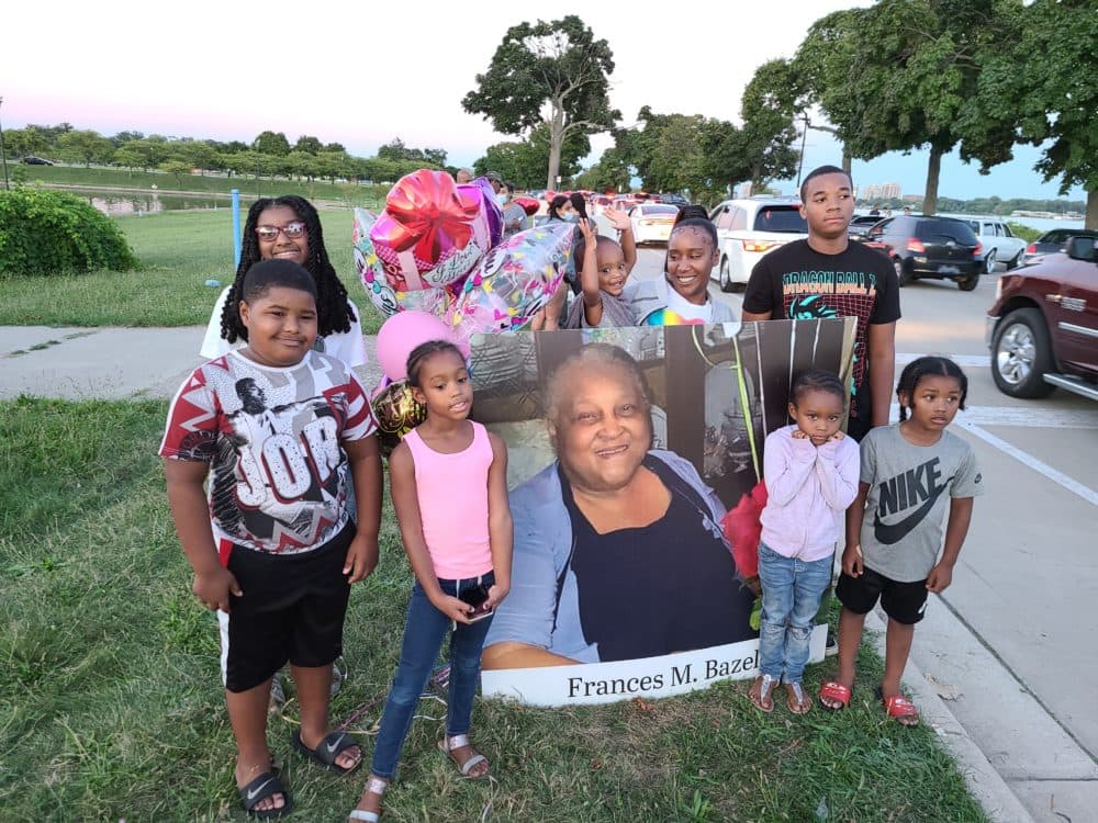 Ericka Murria's grandmother, Frances Bazel, is among those being honored in Detroit's memorial to COVID-19 victims. (Courtesy)