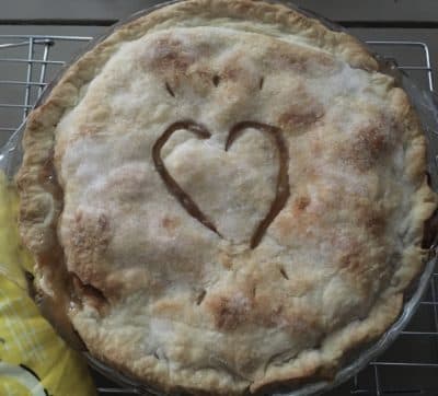 Beth Bianchi's Palisade Peach Pie. (Courtesy)