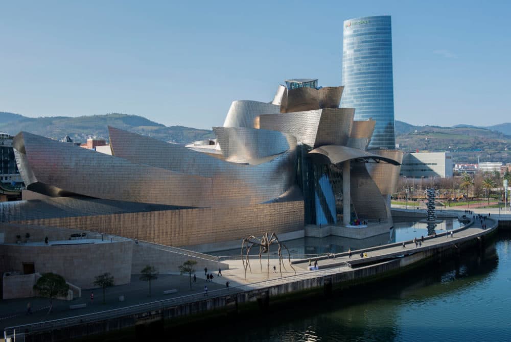 Guggenheim Bilbao Museum in the Spanish Basque city of Bilbao. (Ander Gillenea/AFP/Getty Images)