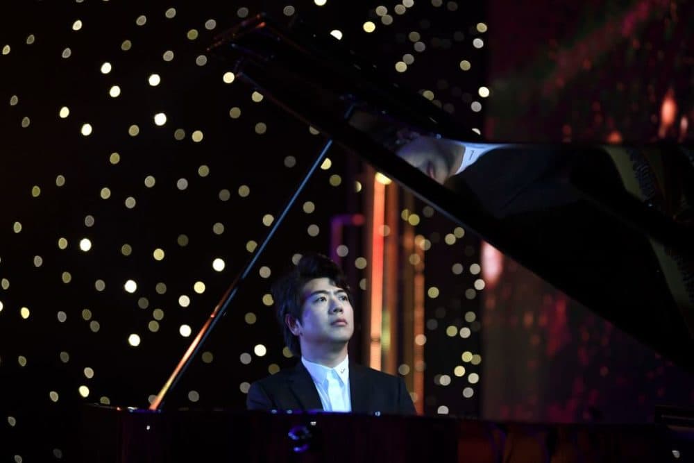 Pianist Lang Lang attends the release ceremony of his latest recording of Johann Sebastian Bach's &quot;Goldberg Variations&quot; on Sept. 4, 2020 in Beijing, China. (Beijing Youth Daily/VCG via Getty Images)