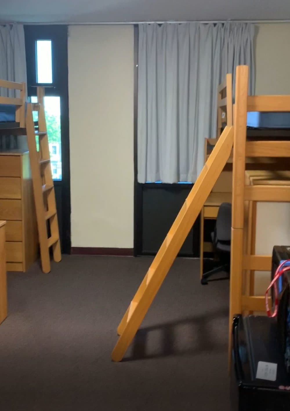 One of the quarantine dorms at Boston University. (Courtesy Clarice)