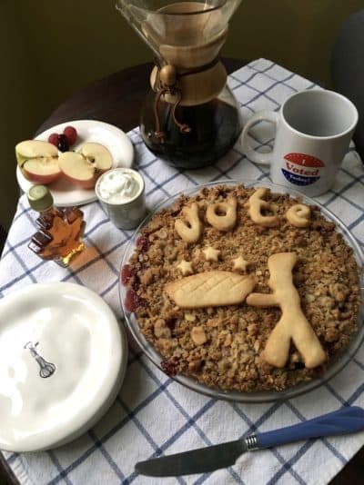 Ellen Gray's Granola Crumble Breakfast Pie. (Courtesy)