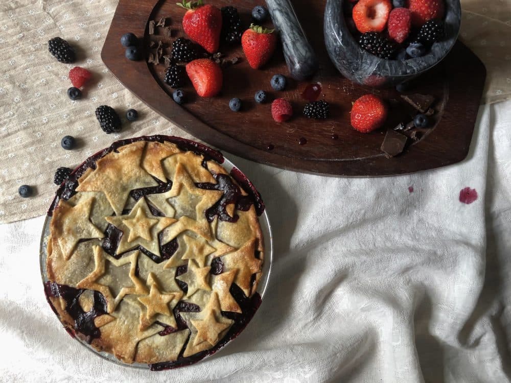 Blackbird Baked Goods's Berry Cordial pie. (Courtesy Melissa Lietz)