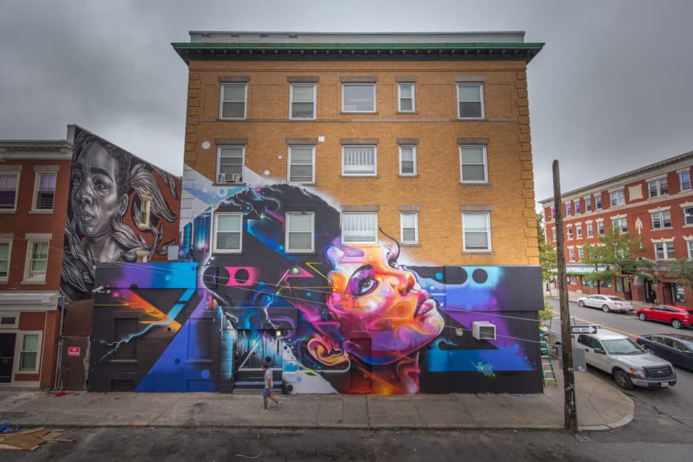 Artist Cenz One's mural in Salem. (Courtesy Punto Urban Art Museum)