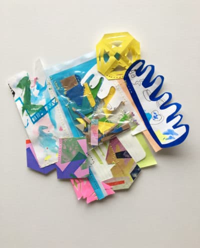 &quot;Wiggly&quot; (2020) by Loretta Park, who is teaching a collage workshop. (Courtesy Loretta Park)