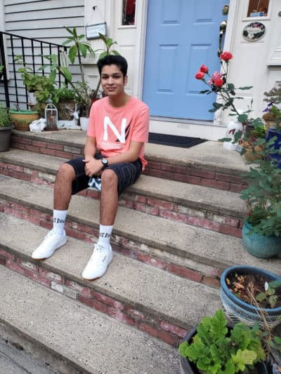 Saket Damle, a sophomore at Shrewsbury High School, is attending school two days per week in the hybrid option. (Photo courtesy the Damle family)