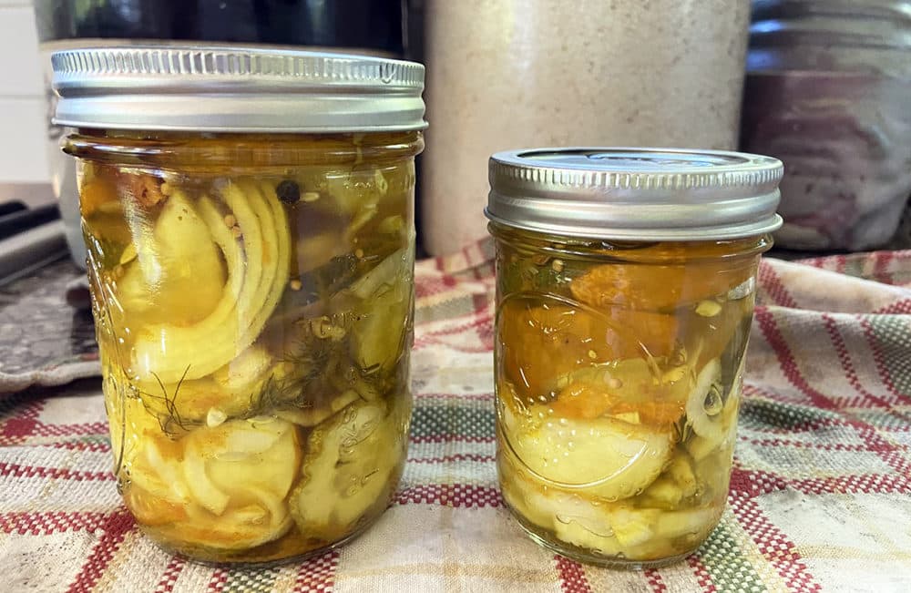 Bread and butter pickles (Kathy Gunst/Here &amp; Now)