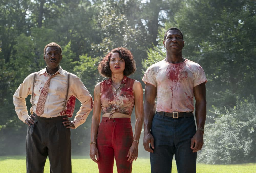 Left to right, Courtney B. Vance, Jurnee Smollett and Jonathan Majors in episode one of &quot;Lovecraft Country.&quot; (Courtesy HBO)