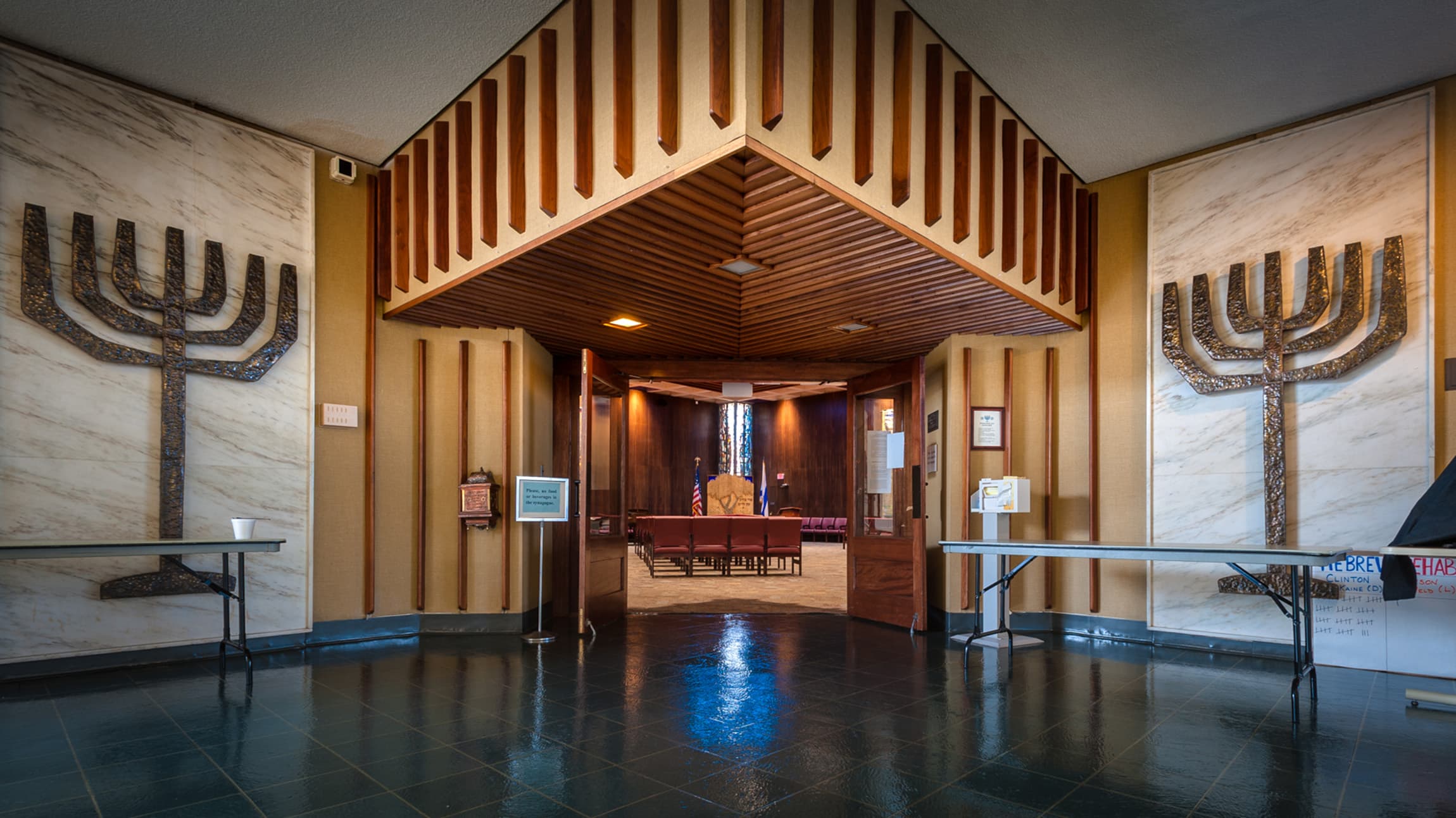 The Cable Synagogue at the Hebrew SeniorLife Rehabilitation Center in Roslindale, was built in 1965 to cater to the spiritual needs of the residents inside this historically Jewish senior home. (Courtesy Randall Armor)
