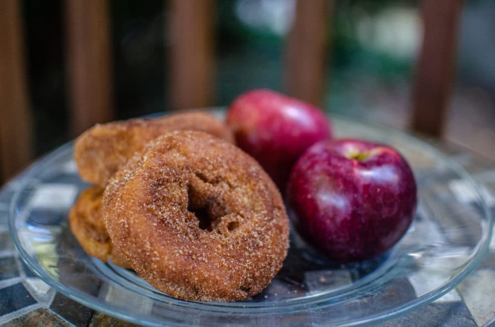 Mitigating 2020 with cider donuts, the New England way. (Sharon Brody/WBUR)