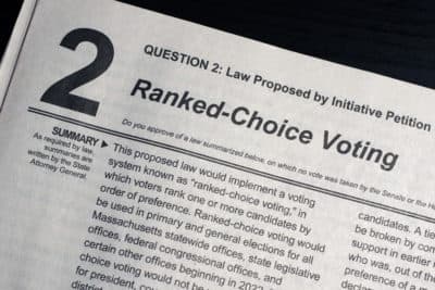 Voters Say 'No' To Ranked-Choice Voting In Mass.