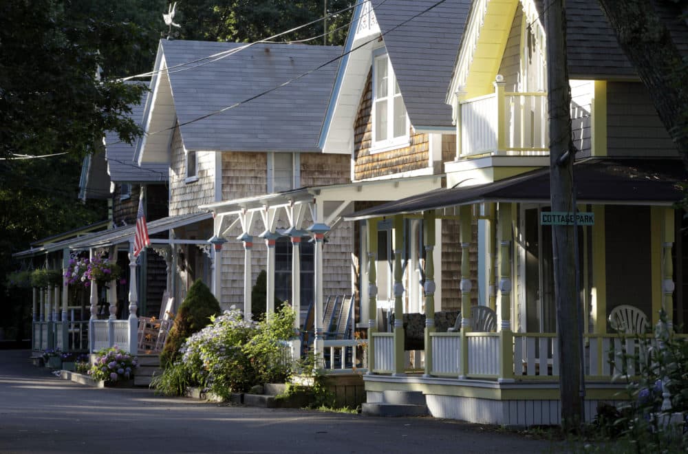 Houses in the Cottage Park neighborhood of Oak Bluffs, on the island of Martha's Vineyard (2009). (Steven Senne/AP)