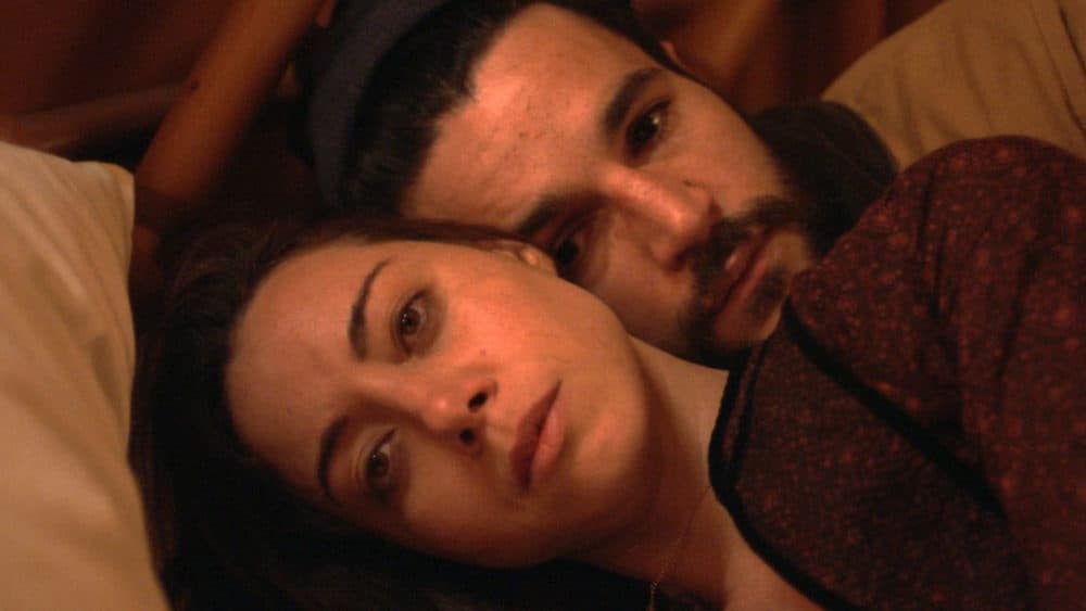 Aubrey Plaza and Christopher Abbott in Lawrence Michael Levine's film &quot;Black Bear.&quot; (Courtesy Nightstream)