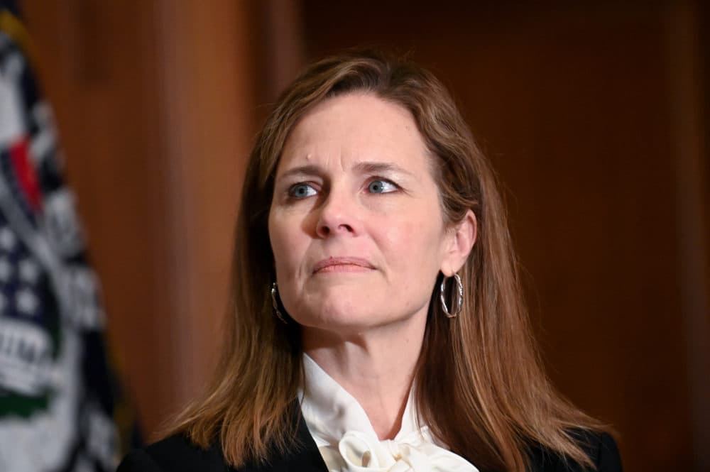 Seventh U.S. Circuit Court Judge Amy Coney Barrett is President Donald Trump's nominee for the U.S. Supreme Court. (Erin Scott/Pool via Getty Images)