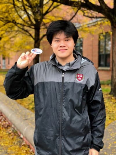 This is the first presidential election Justin Tseng, pictured, has been eligible to vote in. (Courtesy)