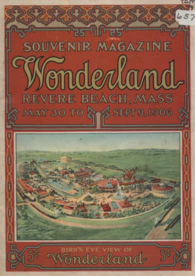 A cover of a 1906 souvenir magazine from Wonderland Park. (Courtesy Stephen R. Wilk)