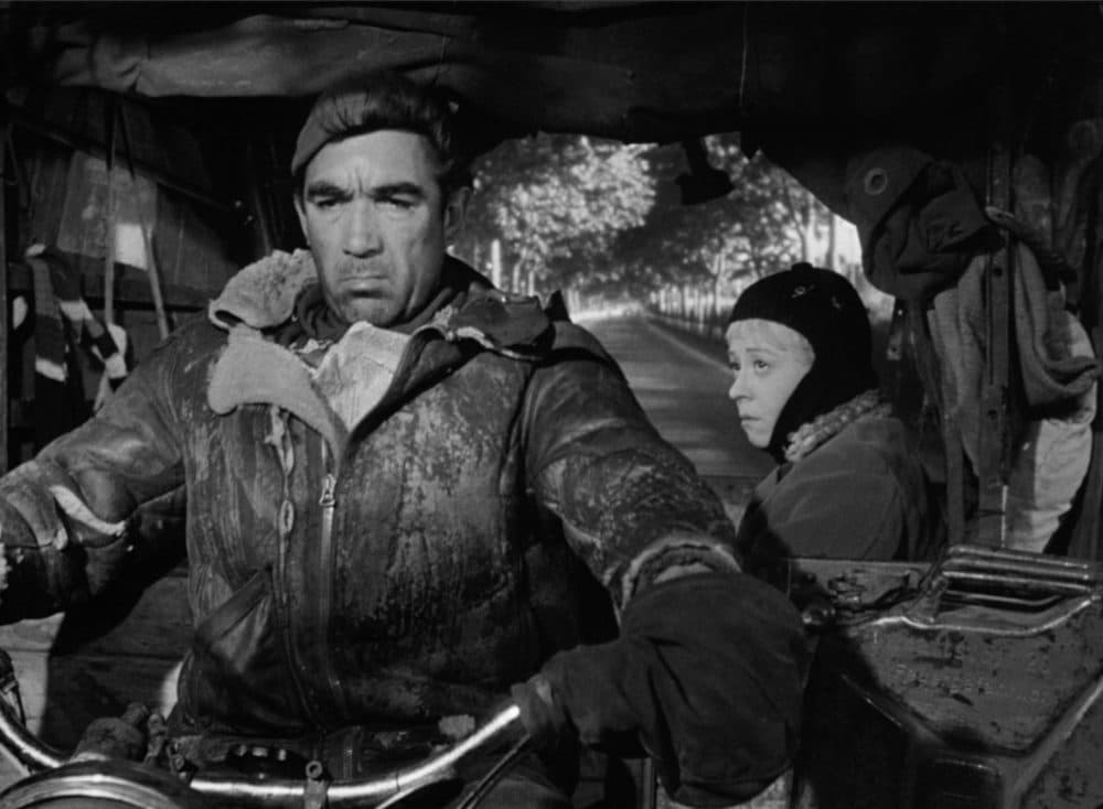 Anthony Quinn and Giulietta Masina in &quot;La Strada.&quot; (Courtesy Janus Films)