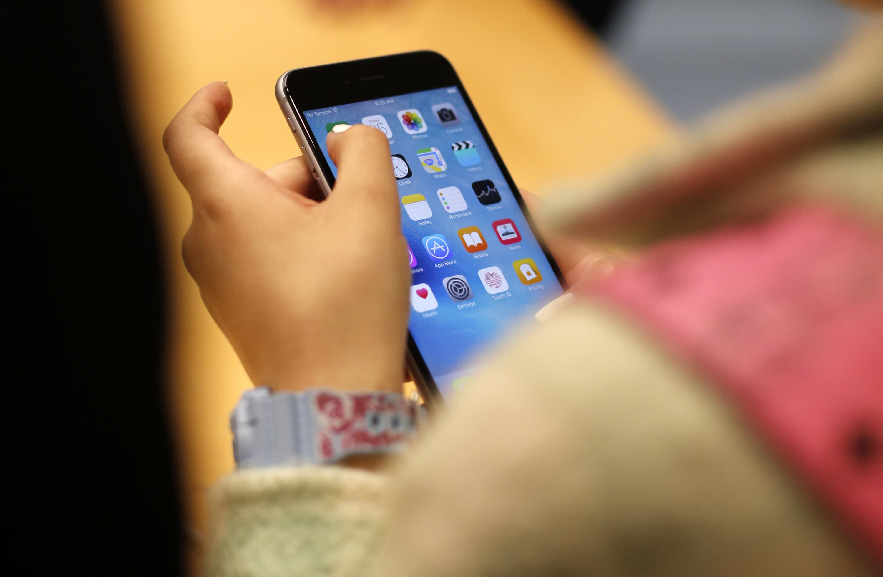 The Sonde One health app will analyze smartphone audio recordings and screen them for potential voice illnesses. (Kiichiro Sato/AP)