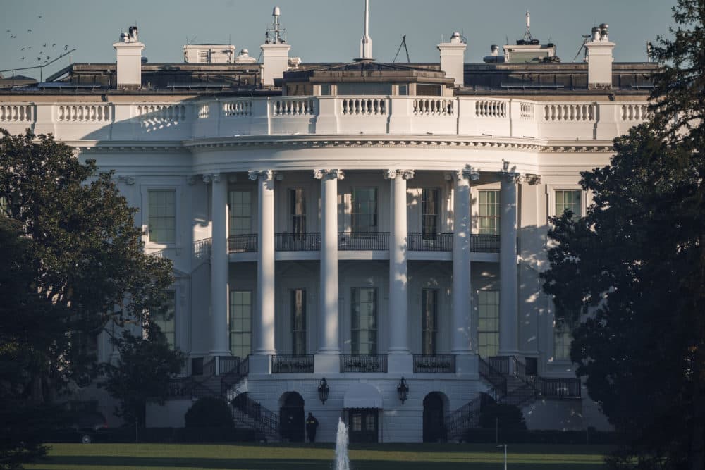The White House in Washington, is seen early Sunday, Nov. 8, 2020, the morning after incumbent President Trump was defeated by his Democratic challenger, President-elect Joe Biden. (J. Scott Applewhite/AP)