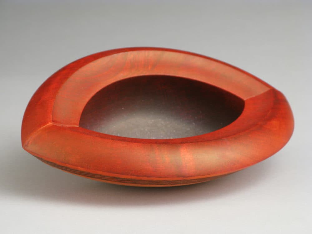 One of Rick Angus' sugar maple bowls. (Courtesy of the artist and Fuller Craft Museum)