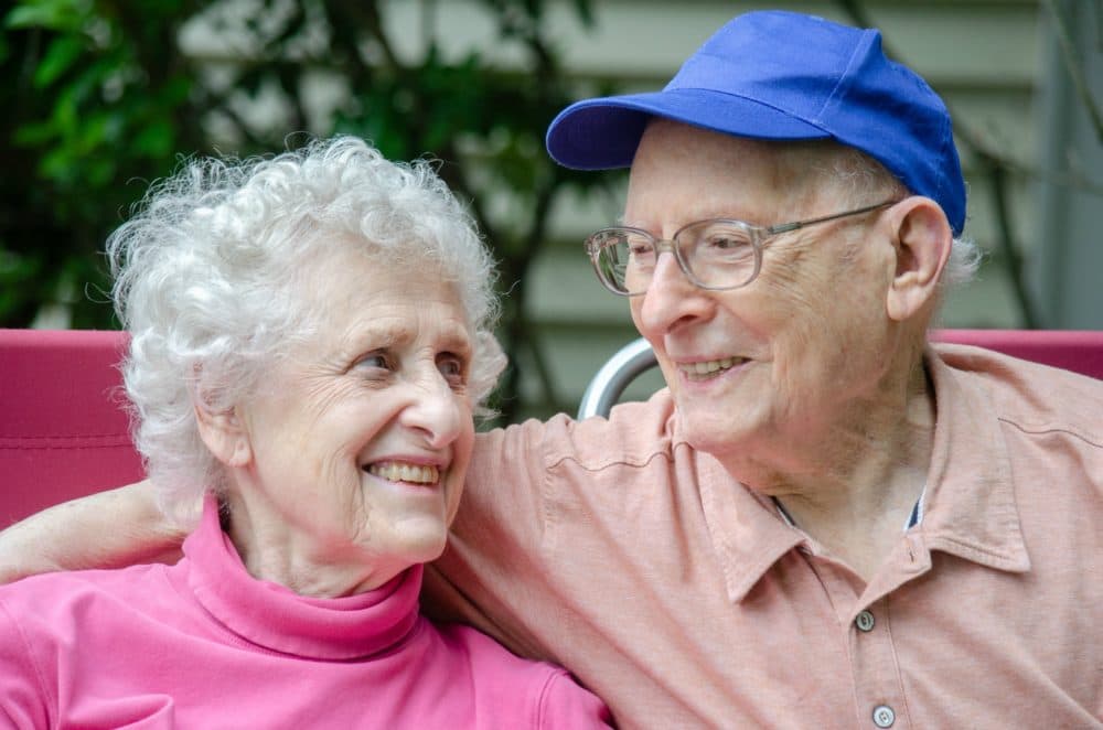 Eleanor Brody and Sam Brody, the matriarch and patriarch of a sprawling ping-pong dynasty (Sharon Brody/WBUR)