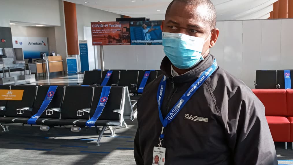 'I Have To Risk It': Working At Logan Airport Amid A Growing Outbreak