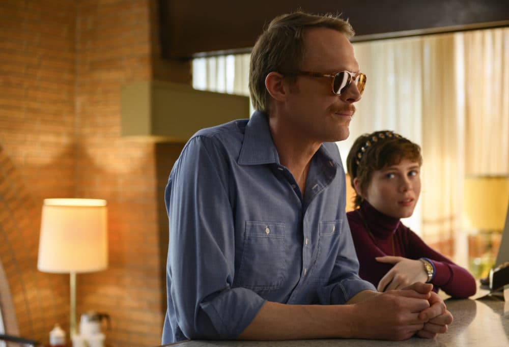 Paul Bettany (left) and Sophia Lillis in &quot;Uncle Frank.&quot; (Courtesy Brownie Harris/Amazon Studios)