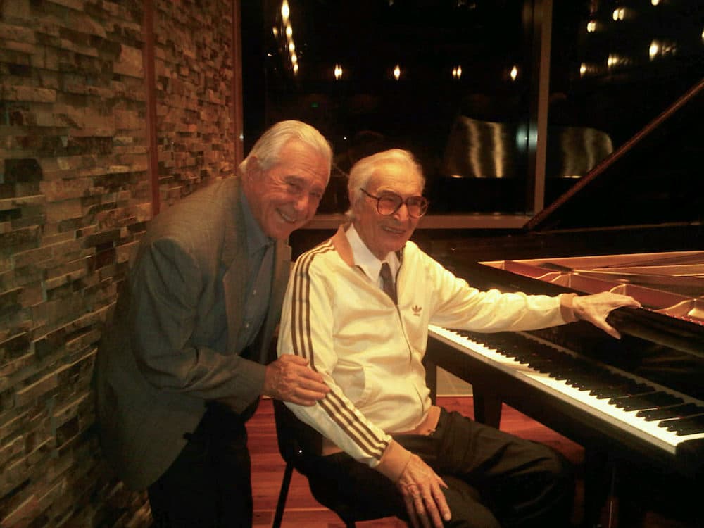 Fred Taylor (left) with jazz pianist Dave Brubeck. (Courtesy Judy Roberts)