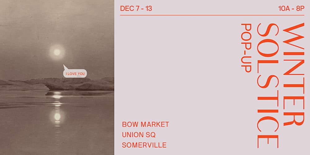 The Winter Solistice Pop-Up at Bow Market runs through Dec.13. (Courtesy)