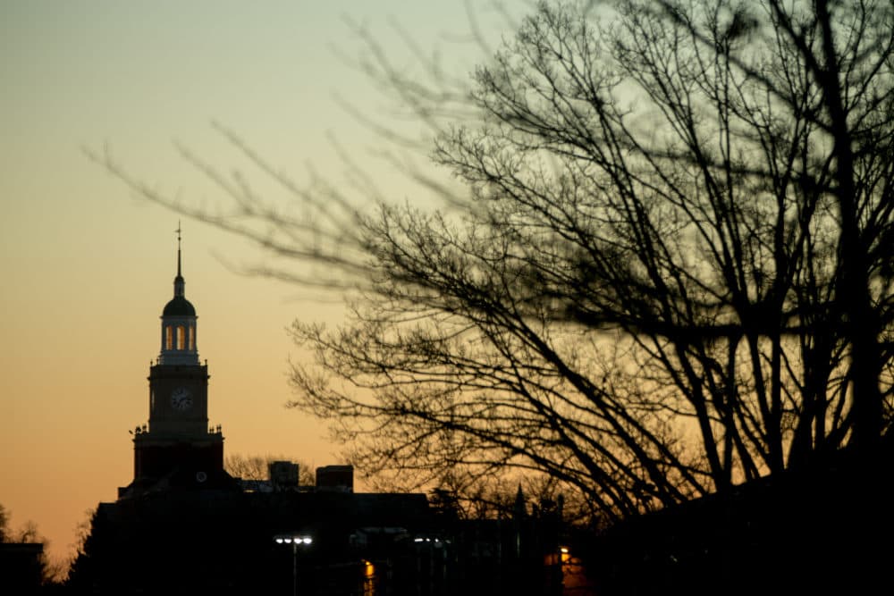 Howard University campus at sunrise in Washington, D.C., on Dec. 19, 2015. (Andrew Harnik/AP)