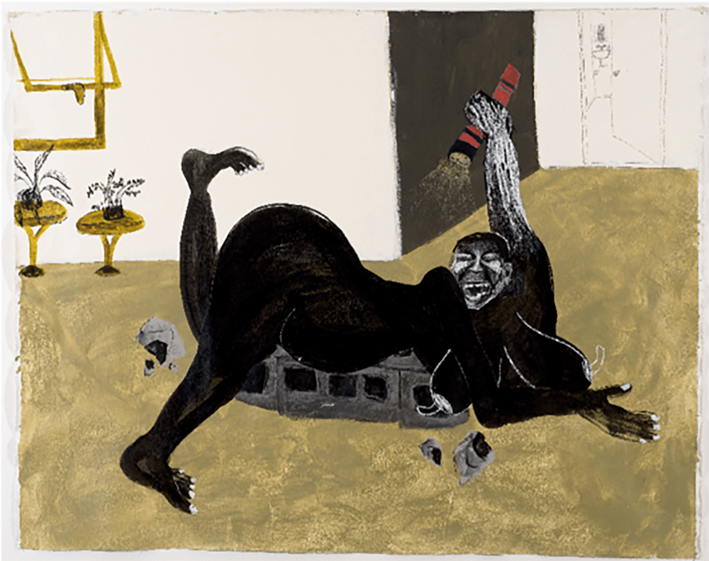 "I used to feel (before Lamictal)" by Shadi Al- Atallah, featured in "Black Futures." (Shadi Al- Atallah)