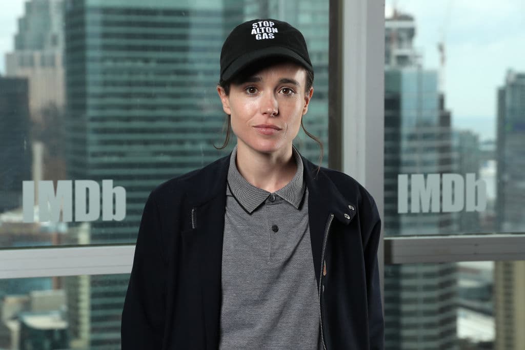 Elliot Page at an event on September 7, 2019 in Toronto, Canada. The Oscar-nominated Page announced on December 1 that he is transgender. (Rich Polk/Getty Images for IMDb)