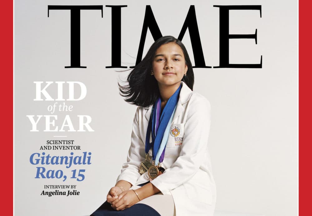  Gitanjali Rao on the cover of Time Magazine. 