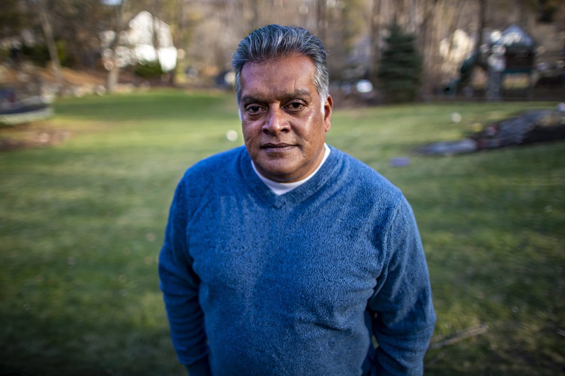 Chevy Vithiananthan is from Sri Lanka and left once the riots began in 1983 between the Tamil militias and the military. (Jesse Costa/WBUR)